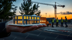 Turnkey construction residential home project